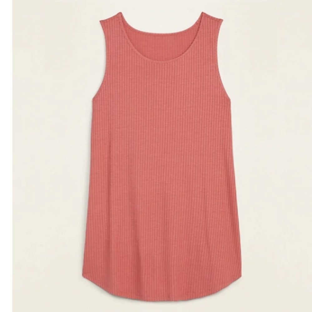 NWT Old Navy High-neck Rib-Knit Swing Tank